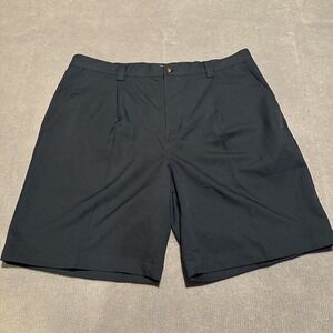 Adidas‎ Chino Shorts Mens Size 38 Dark Blue Polyester Stretch